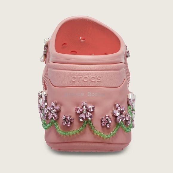 Simone Rocha Pink Embellished Mules - Picture 4 of 4